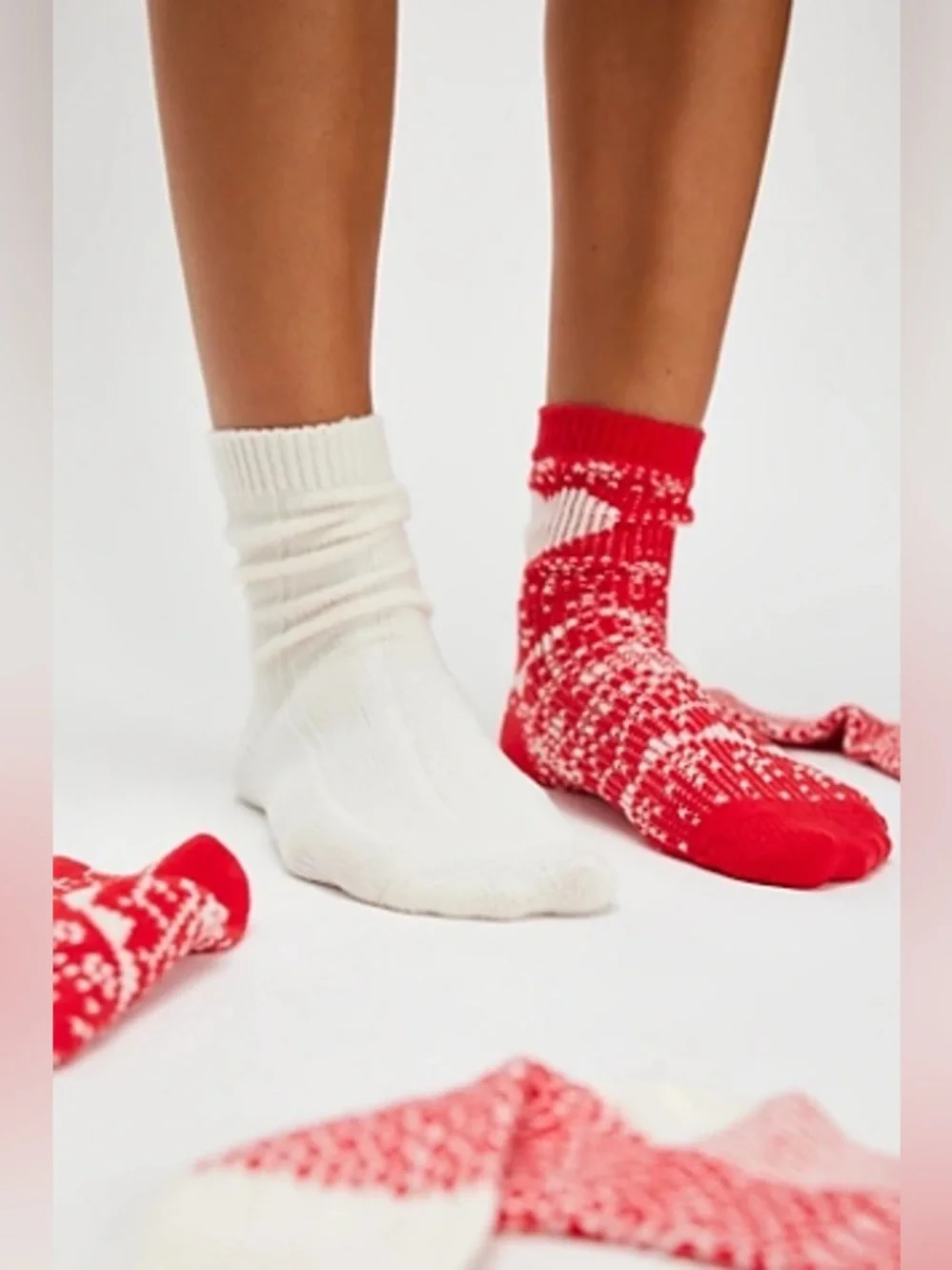 NWT! FP Free People Nordic Knit Sock Bundle